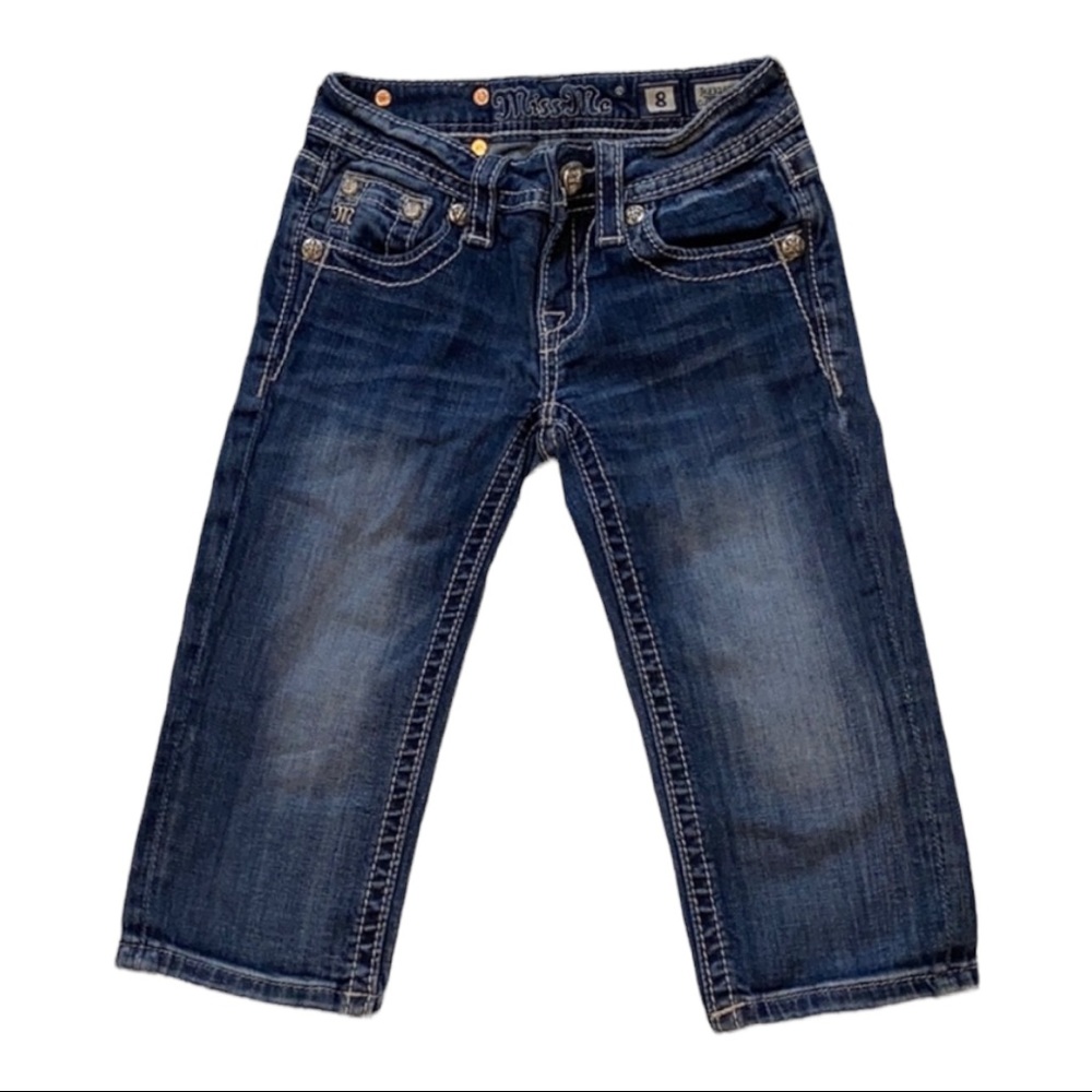 Miss Me youth size 8 style cuffed Capri